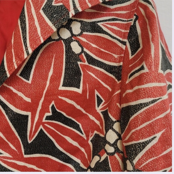 Lafayette 148 Poinsettia Sparkle Holiday Jacket Blazer Top 6 RARE - Picture 3 of 5